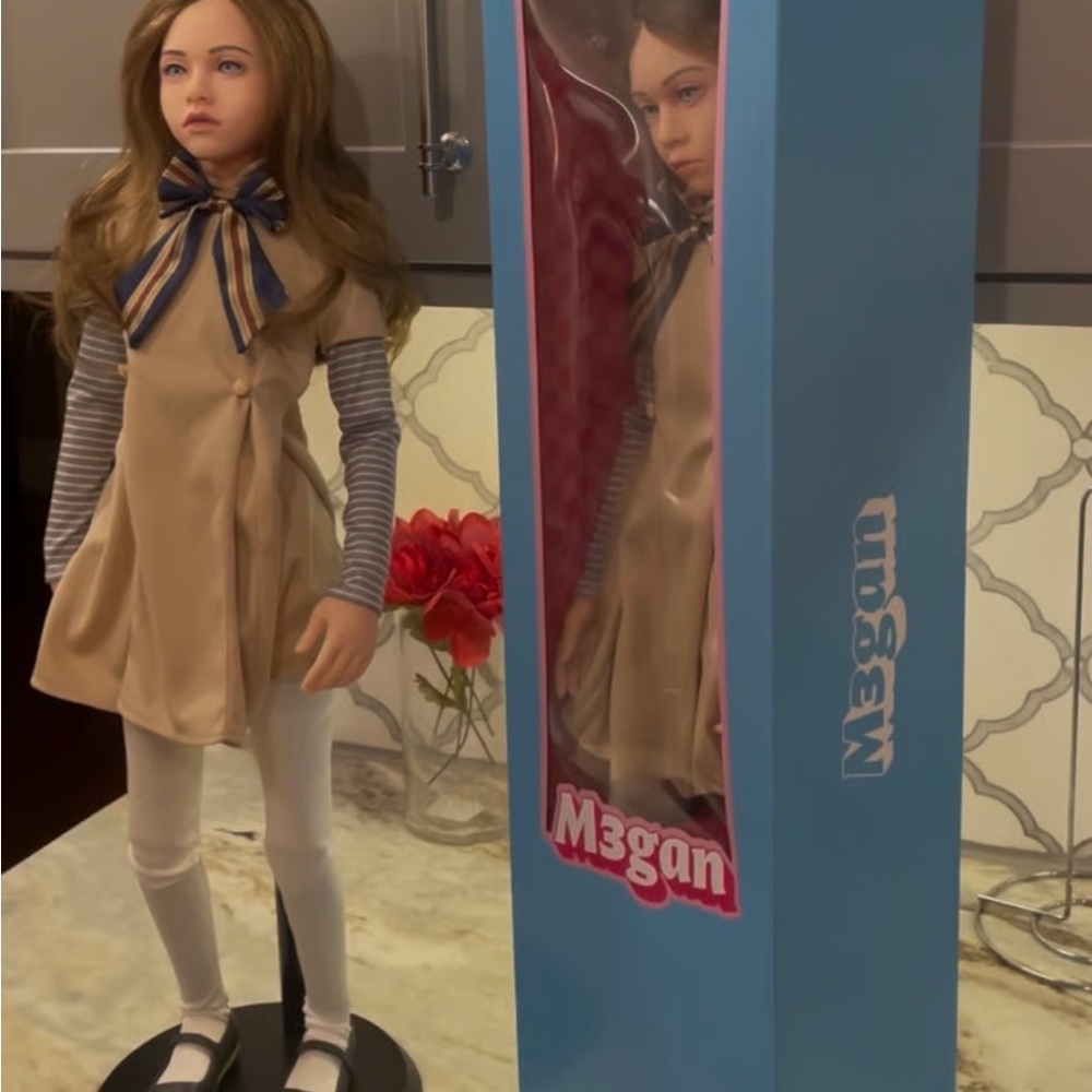 M3gan Doll with Beige Outfit